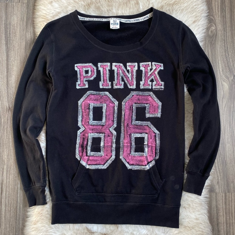 Y2K Vintage VS Pink Crew Neck Sweatshirt